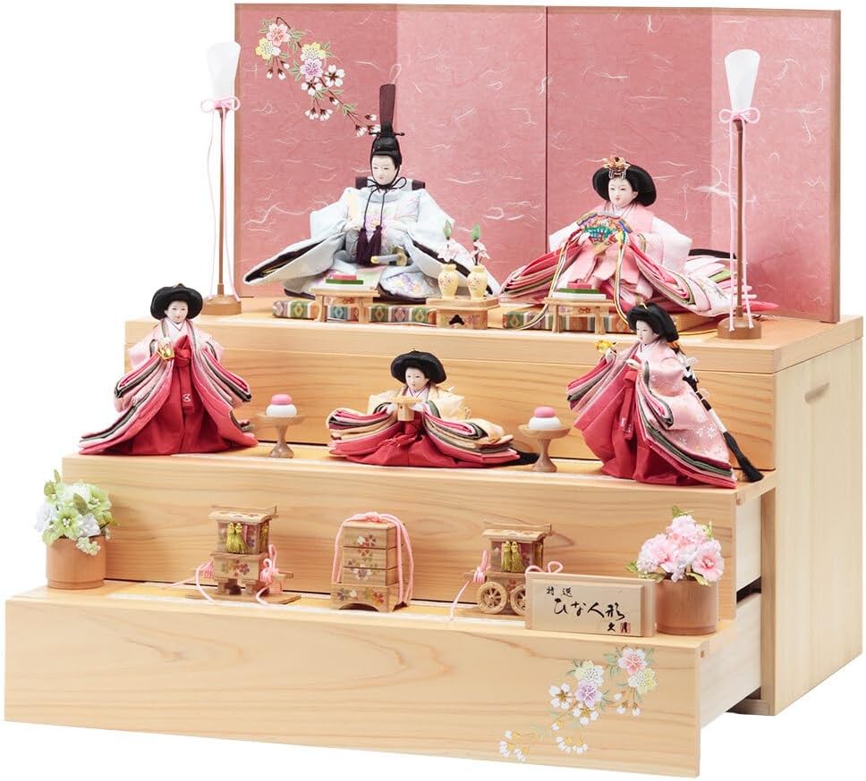 キューピー雛人形 三段飾り 加藤工芸 ローズ・オニール 美品